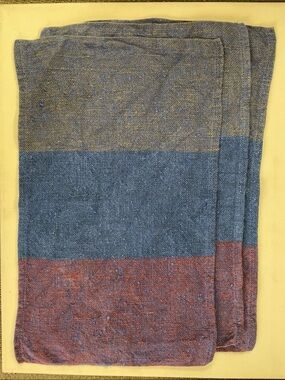 Tampella 100% linen set of 3 placemats stunning weave & colors made in Finland